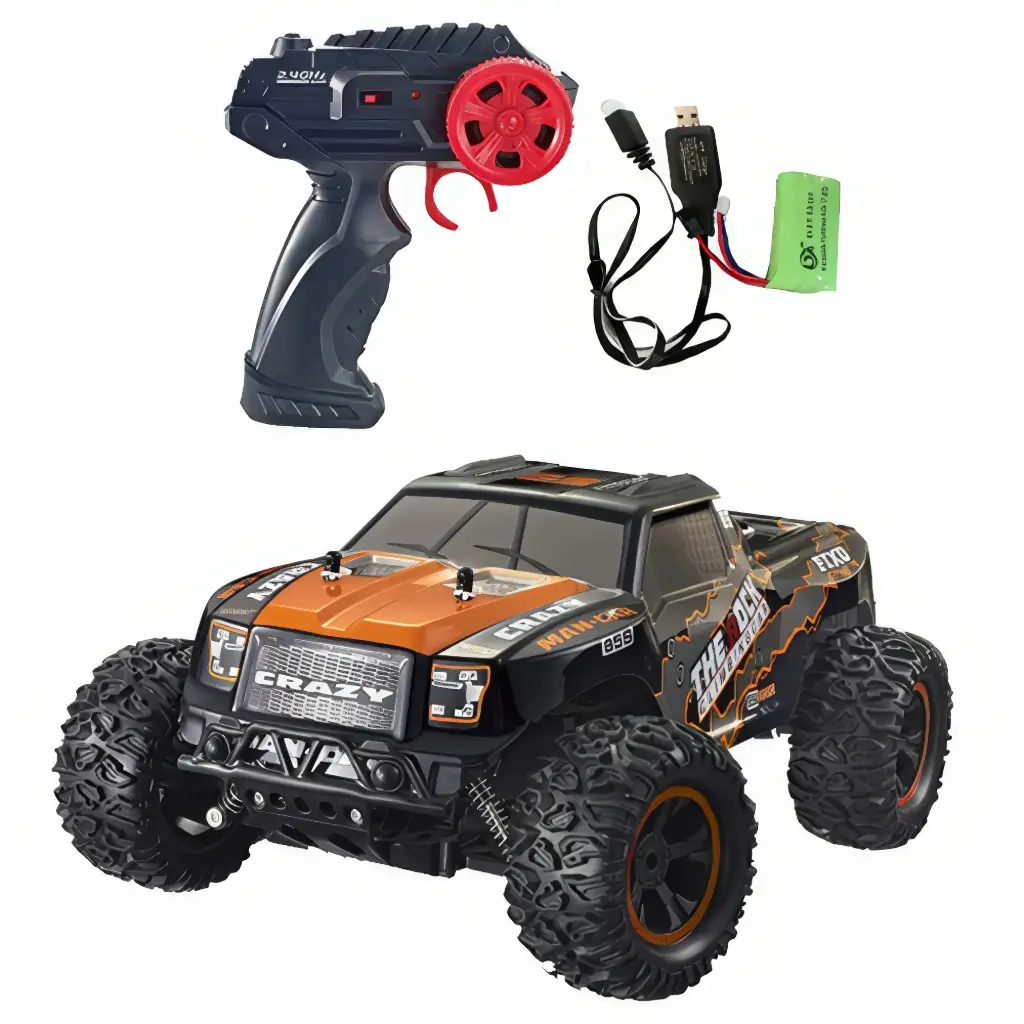 R/C telegeleide strandbuggy 1/10, 2,4 GHz, 12 km/u
