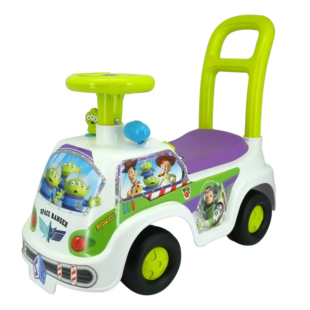 KIDDIELAND Toy Story Space Adventure Ride-On with lights and sounds