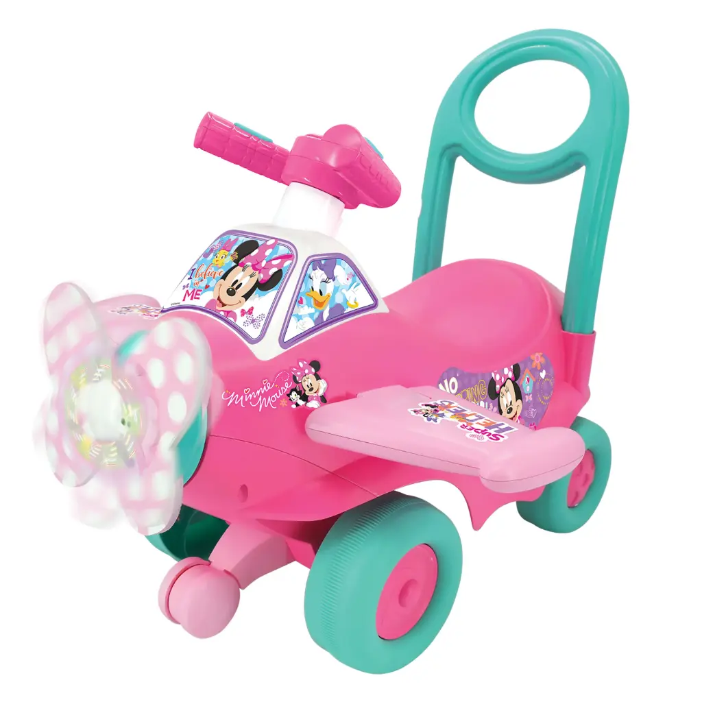KIDDIELAND Minnie Airplane Ride-On Lights & Sounds