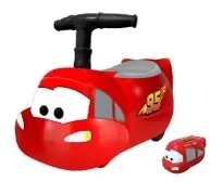 KIDDIELAND Cars McQueen Zoom Rutschfahrzeug mit Bonusauto