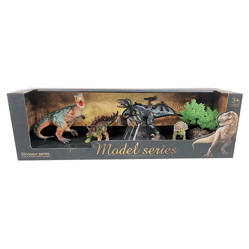Wilde dieren dinosaurus 7 stuks