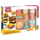 Pâte à modeler : ensemble créatif burger et frites