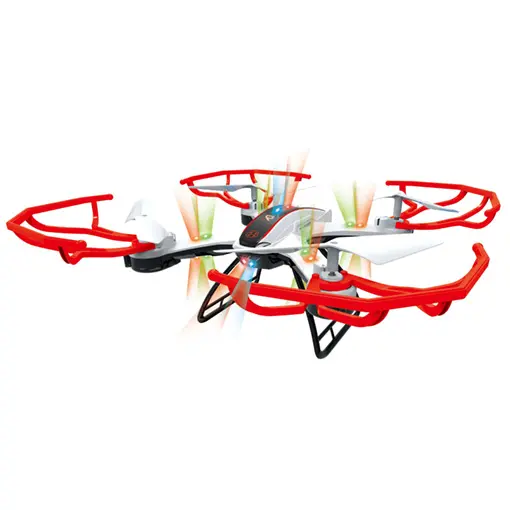 R/C Drône 2,4ghz 4 hélices, lumières ( avec caméra WI-FI 300000 pixels)