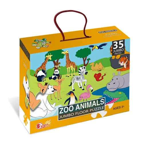 [88130] Puzzel wilde dieren 35 grote stuks