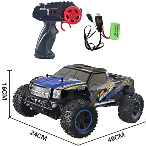 Buggy de plage radiocommandé 1/10, 2,4 GHz, 12 km/h