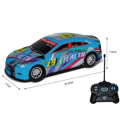 [698-19/25] R/C remote controlled car COOL WIND 1/18 27mhz