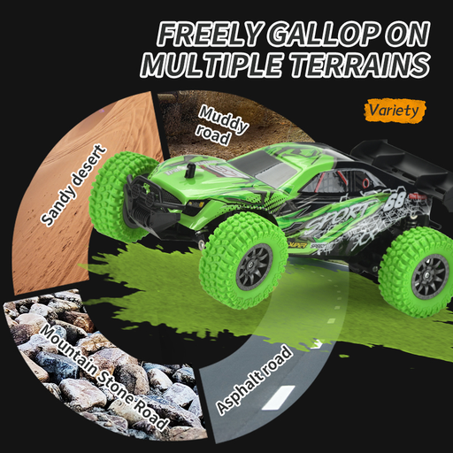 R/C 1/18 Sport remote-controlled beach buggy 12 km/h, 2.4GHz