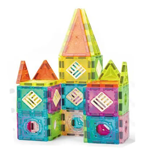 5,5 cm magnetische bouwstenen, 48 stks