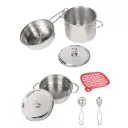 Stainless steel kitchen set