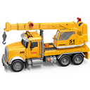 Crane truck with light and sound