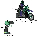 2.4G 1:18 Lila Motorrad mit 4 Kanälen