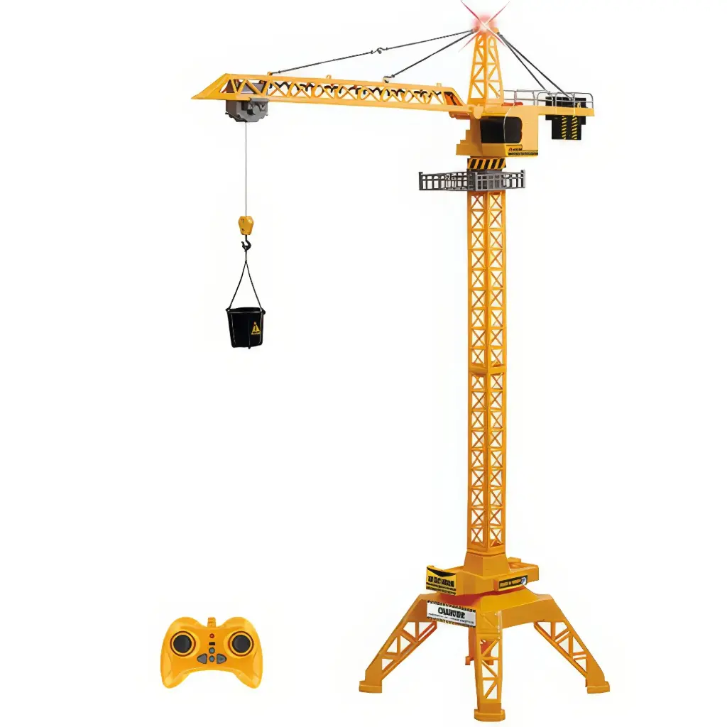R/C Grue touer à télécommande 120cm,360°, 2,4 GHZ infrarouge