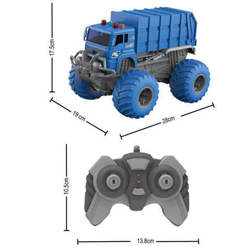 CRAZON R/C Camion télécommandé avec lumière et son 2.4GHz