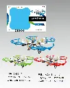 R/C Drone 2.4G  Four-Axis Aircraft + licht (met 300000 pixel wifi-camera)