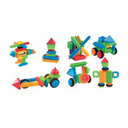 Blocs de construction dentelé, 100 pcs