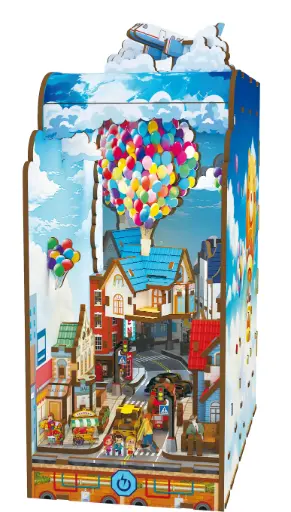 [68050/BK38] BOOK NOOK Flying house