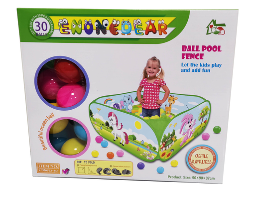 [CB6072-30] Piscine à balles pop up avec 30 balles 5.5cm