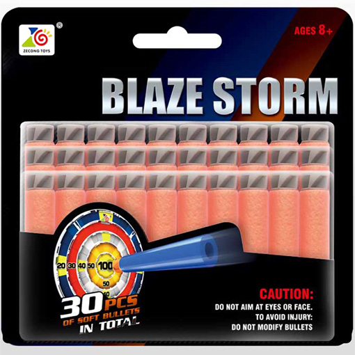 [ZC09] Softdarts 30 Stück für Dartpistolen