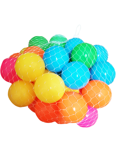 [JC70-50] Balles 7 cm, 50 pièces par sachet, 5 couleurs