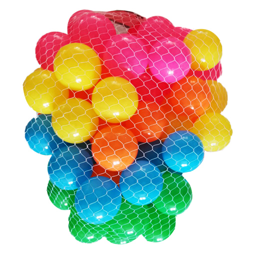 [JC70-100] 100 Bälle 7 cm pro Beutel, 5 Farben