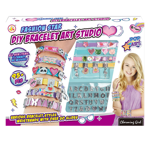 [868-79] Kit créatif : atelier de bracelets + charms