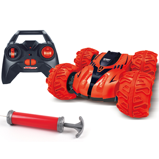 [989-01/02] R/C stunt amphicar inflatable wheels + bat incl