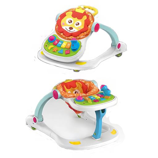 [HE0802] HUANGER Trotteur multifonction 4-en-1, chaise de repas