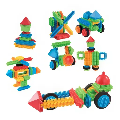 [HC-122] Toothed building block(soft),about 46pcs
