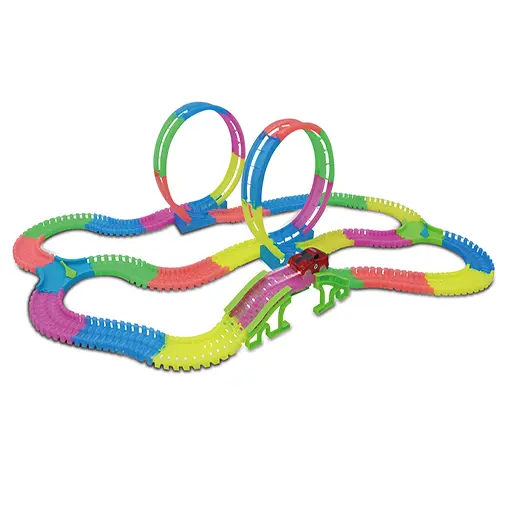 [8810] Rennstrecke mit Licht und Looping